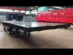 Κοντέινερ 20ft 40ft Flat Bed Semi Trailer με 11.00R20 ελαστικά και αξιόπιστο πιστοποιητικό