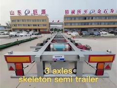 40ft Chassis Skeletal Interlink Trailer για την αγορά της Μαδαγασκάρης