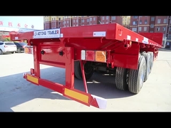 40ft Flatbed/Skeleton Container Semi Trailer Προσαρμόσιμο για τις απαιτήσεις των πελατών